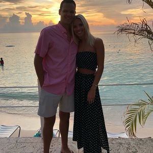 2 piece skirt and crop top